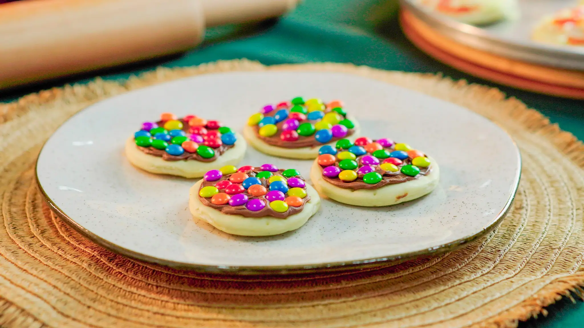 Mini pizza de Confete