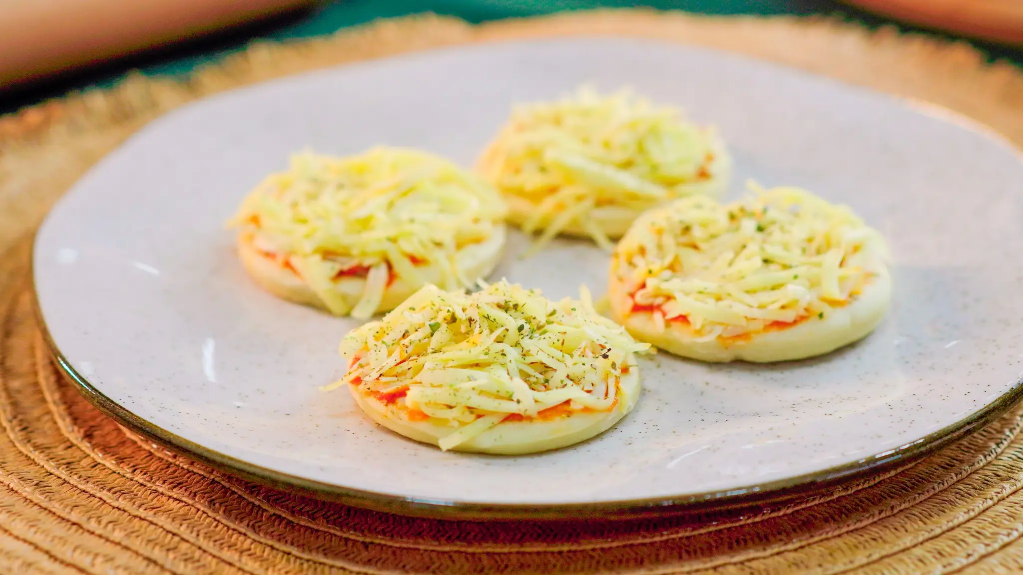 Mini pizza de Muçarela